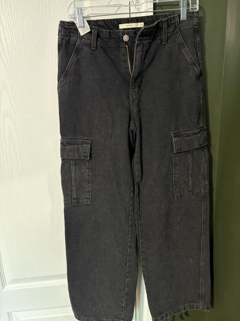 Black Washed Cargo 94 Baggy Low Rise 26 Levi’s